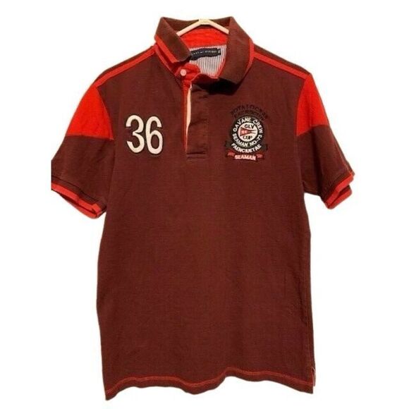 TOMMY HILFIGER SIZE XL GAVANE CREW SEAMAN NO 73 POLO SHIRT *Read* - Picture 1 of 5
